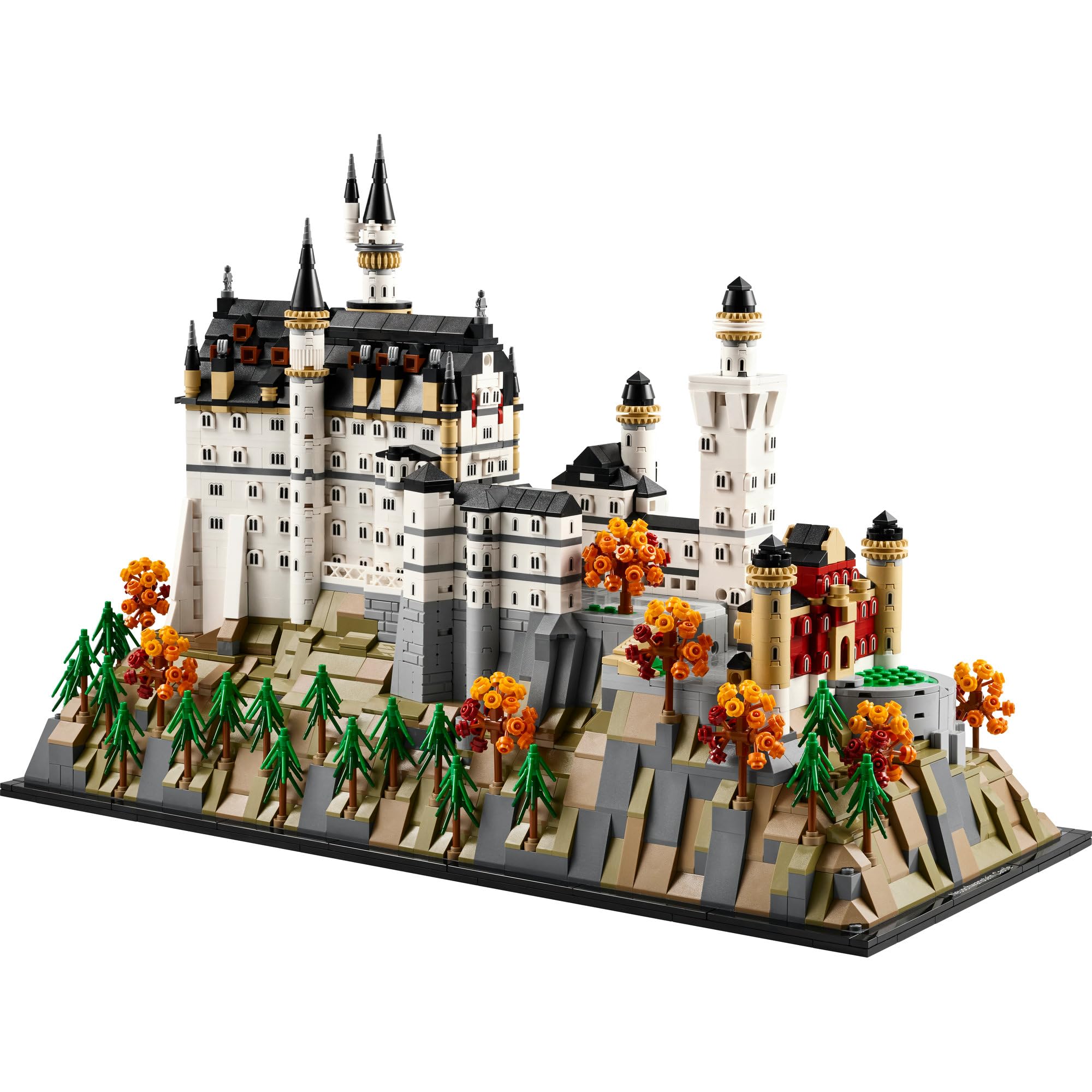 LEGO Architecture Zamek Neuschwanstein 21063 | Model architektoniczny, dekoracja do domu, prezent dla fana architektury, duży zestaw klocków konstrukcyjnych, 3455 elementów