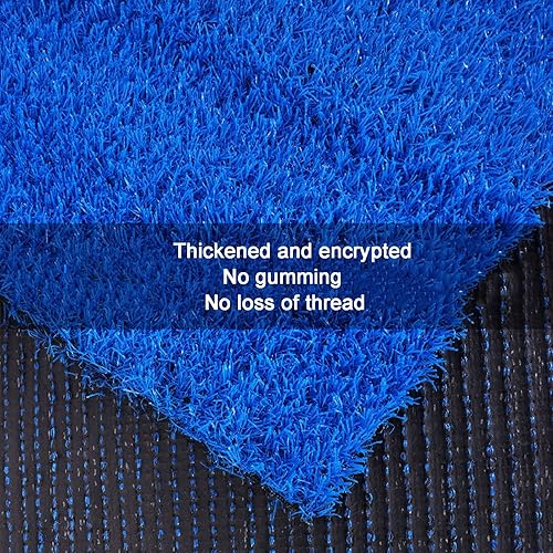 Miniatura 3 de YJEUZCD Alfombra de césped artificial sintético, alfombra de césped antidesprendimiento para exteriores, patio trasero, alfombra decorativa de