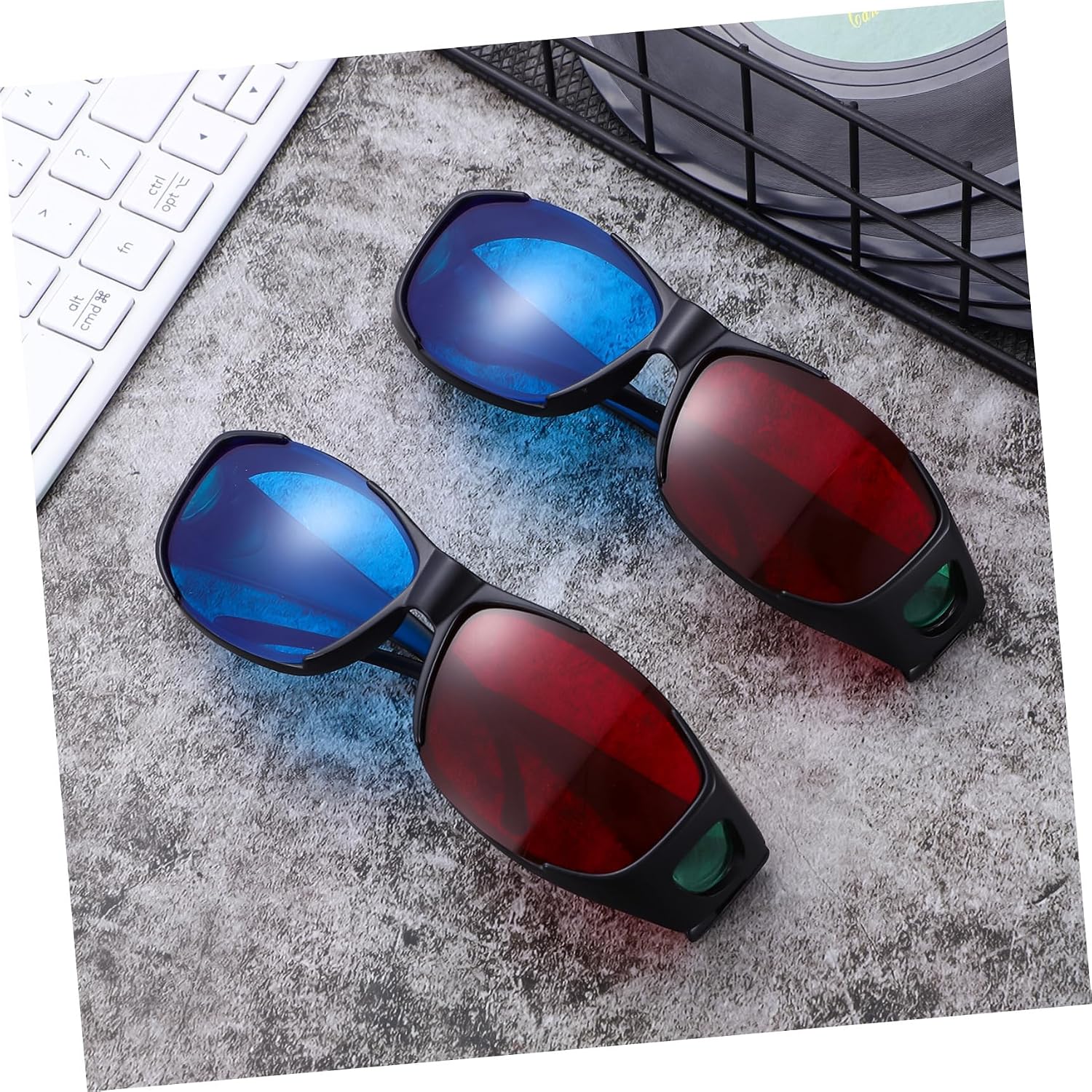 MERRYHAPY Glasses 5 Pack ES 3D Viewing Glasses for Movies Tvs Games Comfortable Lightweight Design