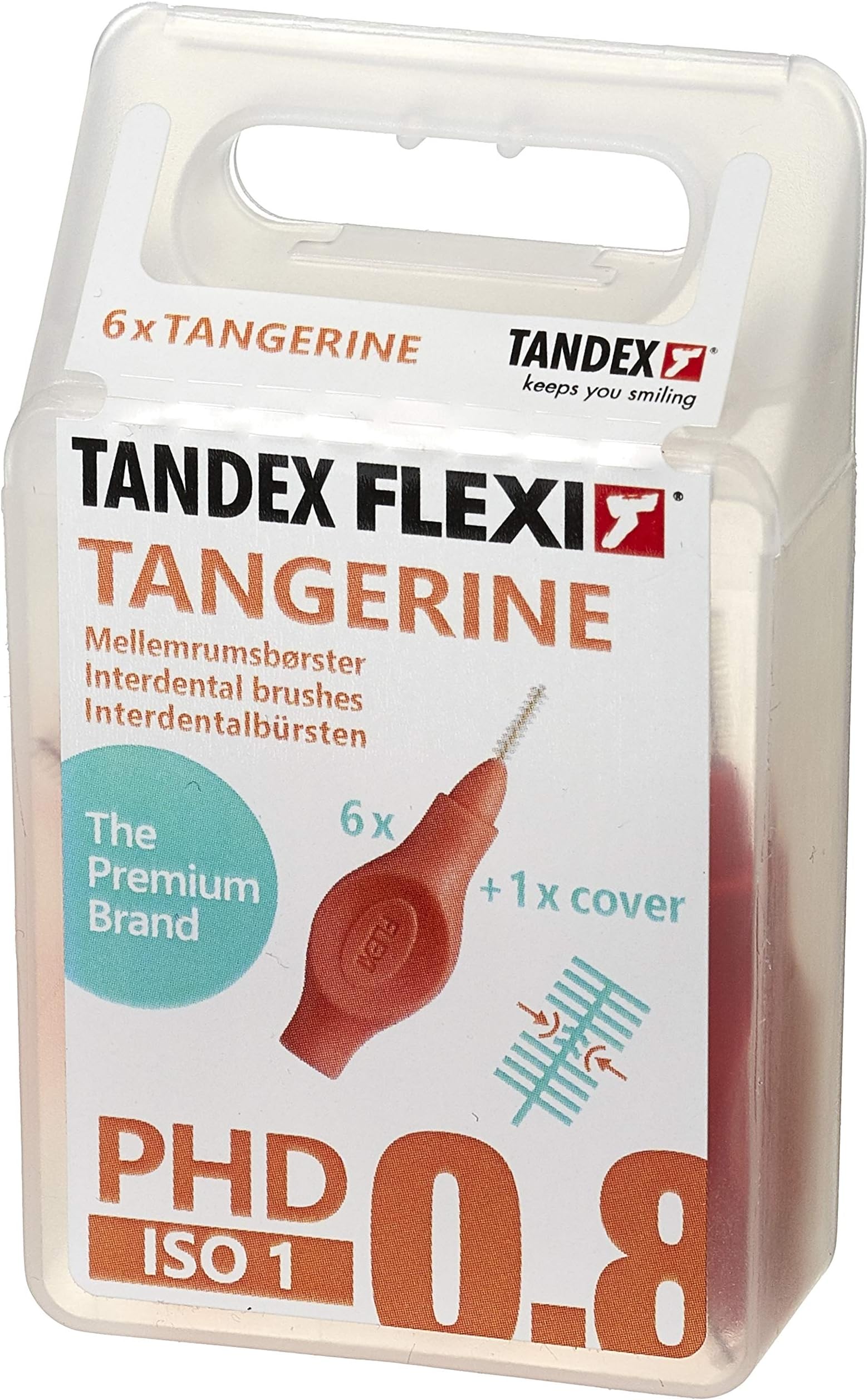 Tandex interdental 0.45mm Tangerine 6 Pack