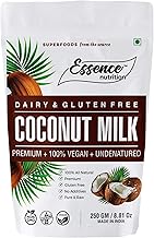 Essence Nutrition Vegan Coconut Milk Powder (250 Grams) - Plant Based Milk Powder - Vegan & Natural