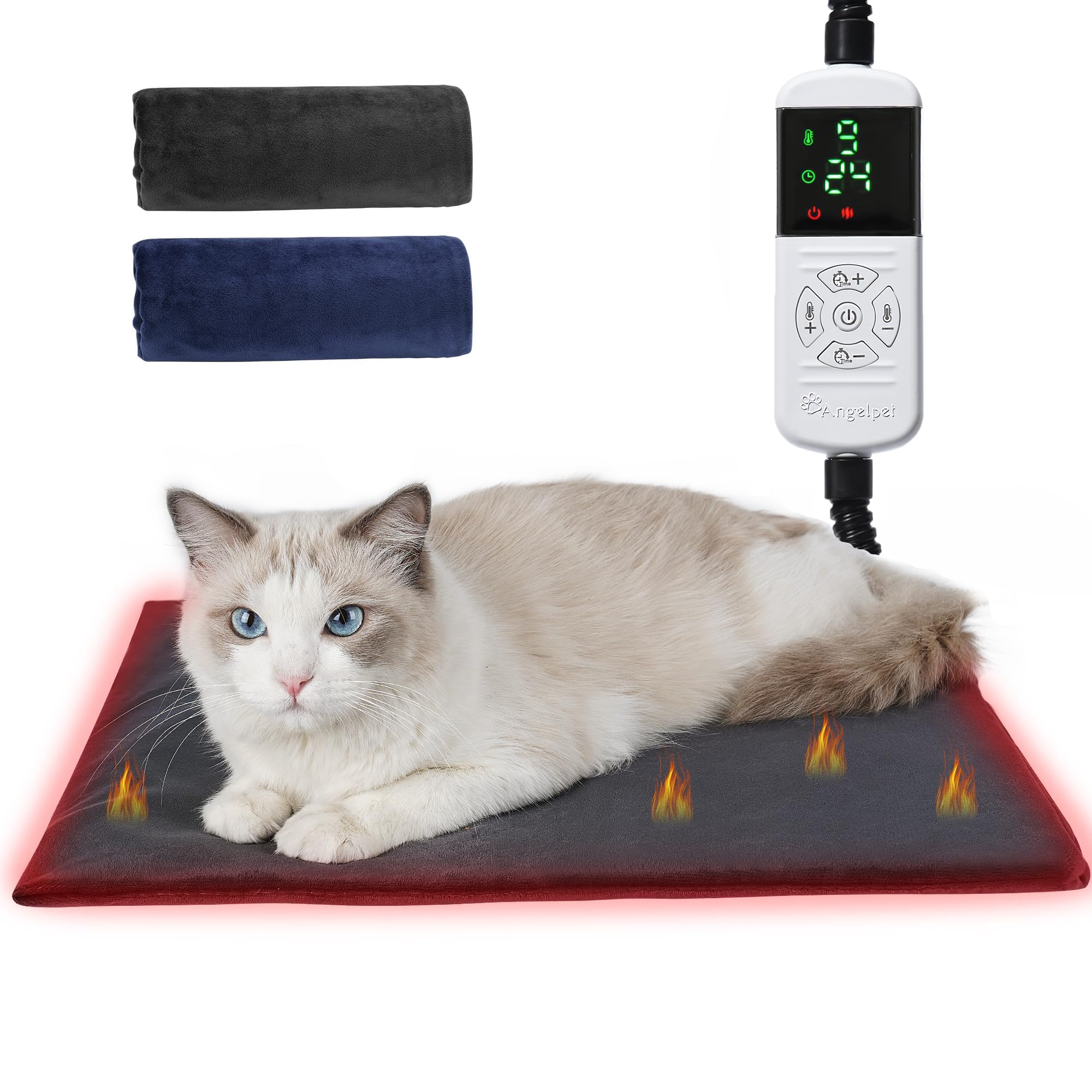 ペット用ヒーター 楽天市場】ペット用ホットカーペット70x45cm ペットヒーター 犬 猫30
