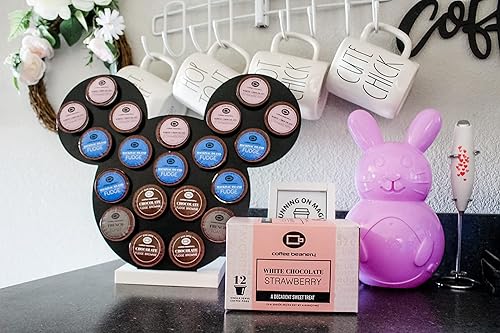 Cápsulas de café de fresa de chocolate blanco, 12 unidades, 100% café árabe especializado, café con sabor gourmet