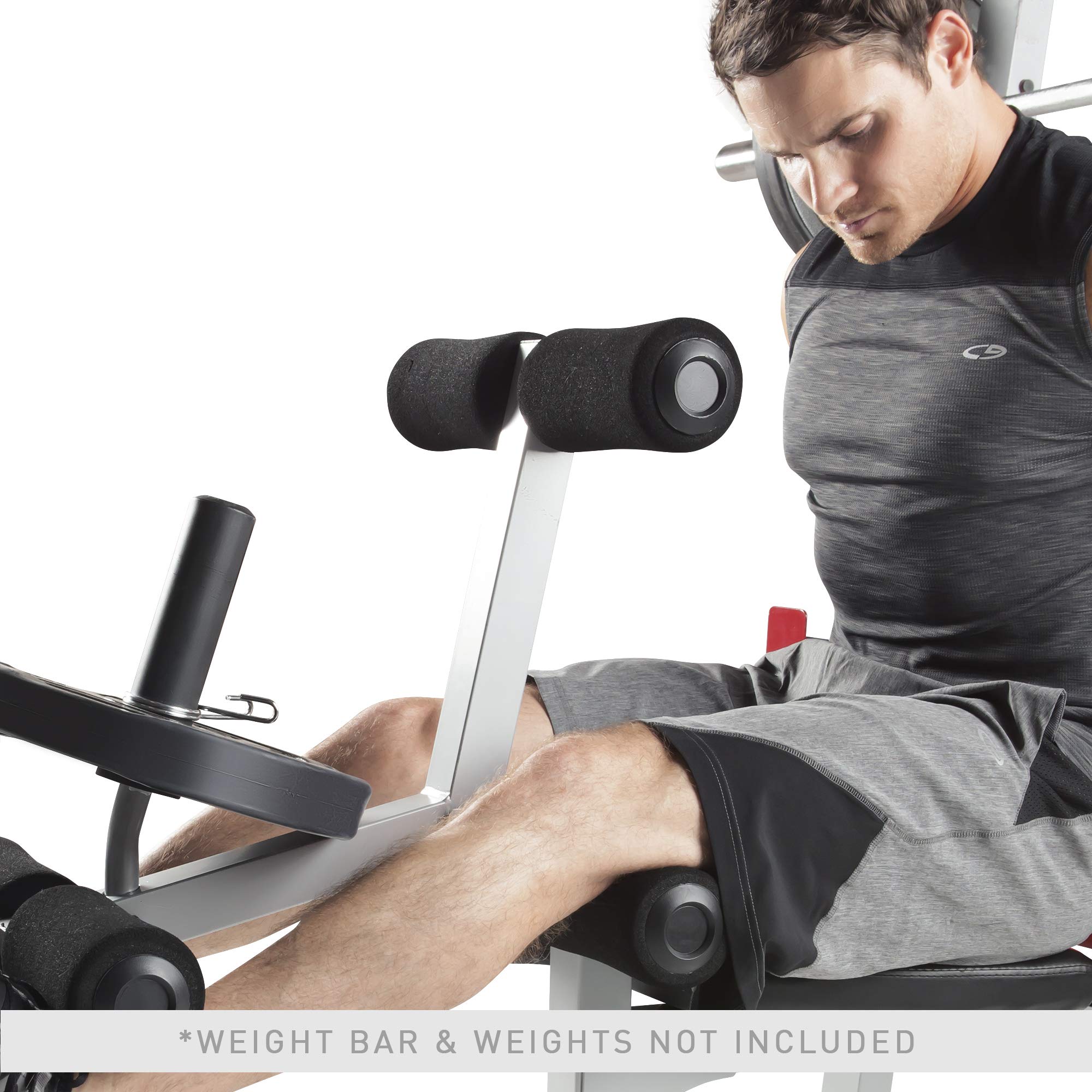 Panca Pesi Marcy Diamond Elite - Con Set Pesi E Schienale Regolabile - Per Home Gym - 300lb Capacità - Foto 2