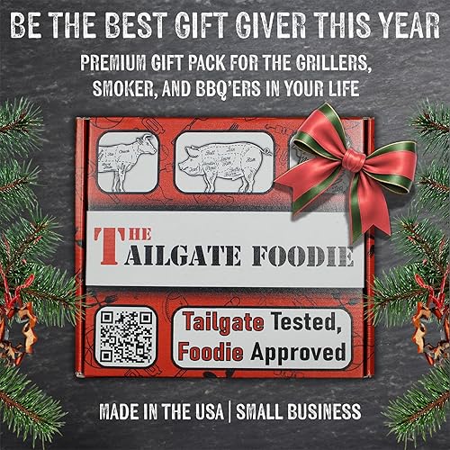 Miniatura 2 de THE TAILGATE FOODIE Rare Pitmaster Gourmet Seasonings  Juego de regalo de 4 piezas esenciales para parrilla  3 mezclas de especias para barbacoa de