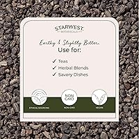 Vista 3 de Starwest Botanicals Raíz de cohosh negro orgánico, hierba suelta seca para té, cortada y tamizada, certificada Kosher, sin OMG, bolsa de 4 onzas