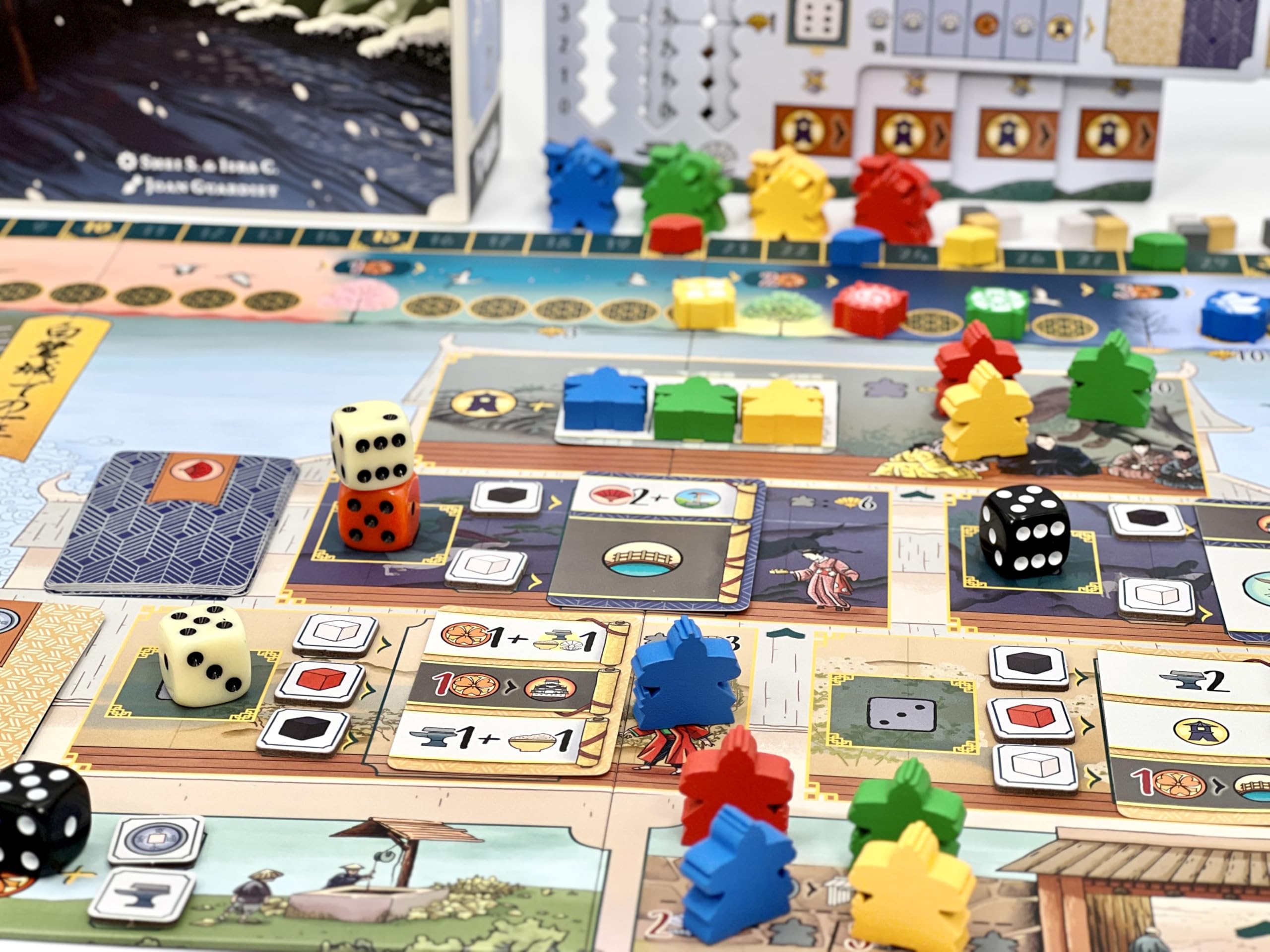 Devir - The White Castle, Juego de Mesa de Estrategia, Temática Japonesa, Juego Solitario, a Partir de +12 (BGWCML)