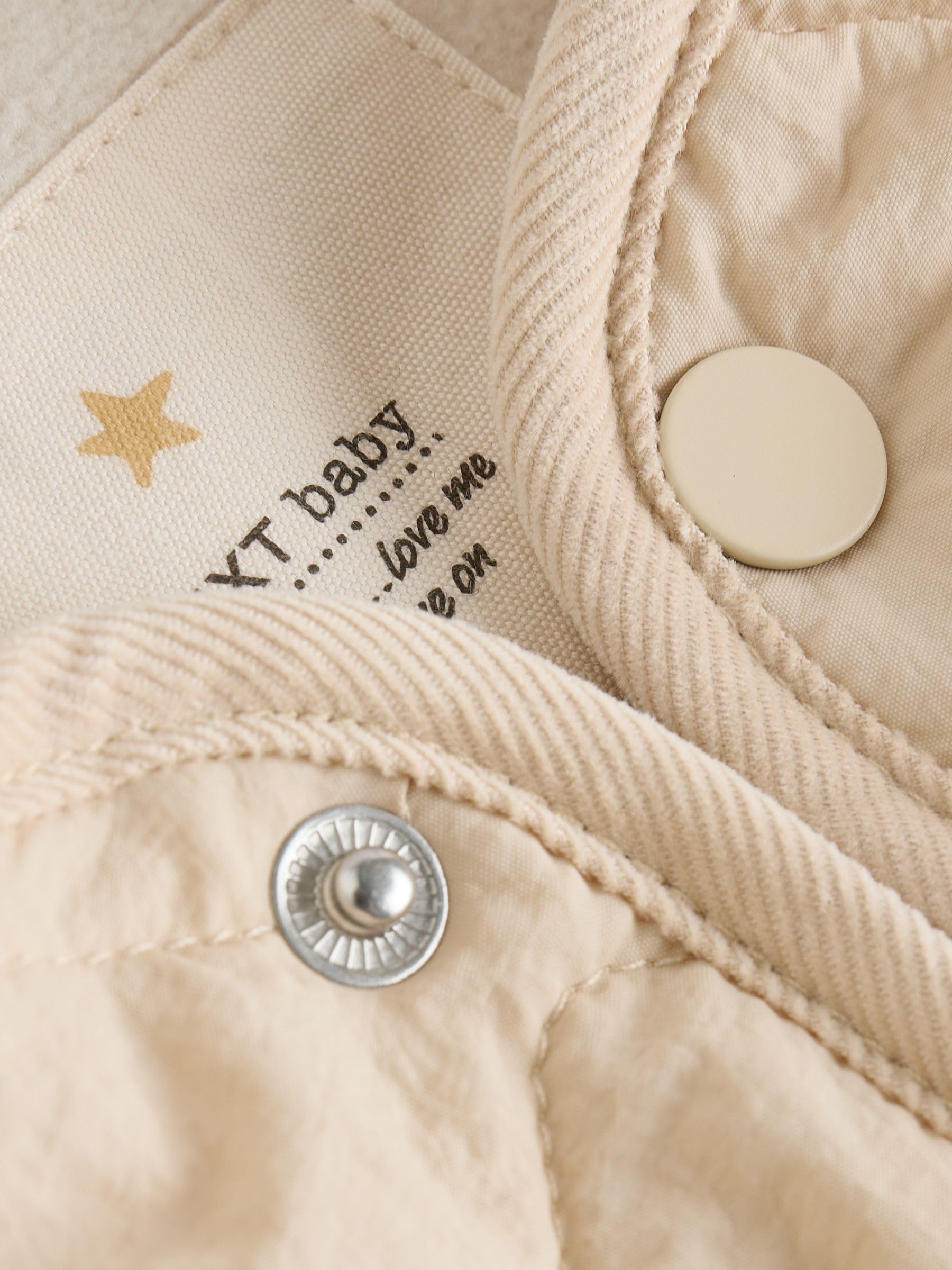 NEXT Unisex Bambino Giacca trapuntata per neonati con bottoni a pressione