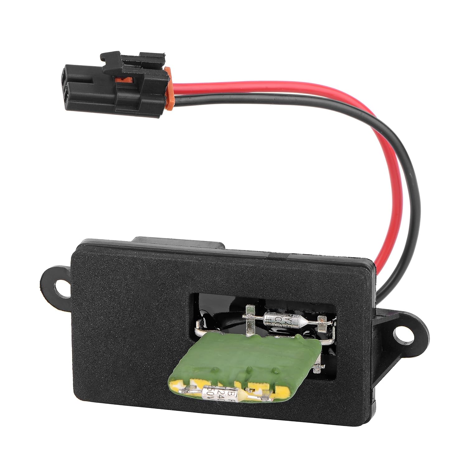 Jtron 22807122 HVAC Blower Motor Fan Resistor w/Wire Harness Replacement with 1999-2006 Chevy Silverado gmc Sierra 1500 2500 3500, 2000-2002 gmc Yukon Replaces# 973-004, 89018597, 22807122, ru371