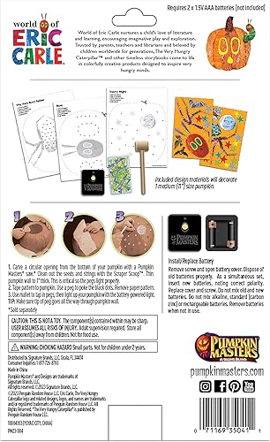 Miniatura 9 de Pumpkin Masters World of Eric Carle - Kit de pintura y decoración fácil limpieza con mantel incluido