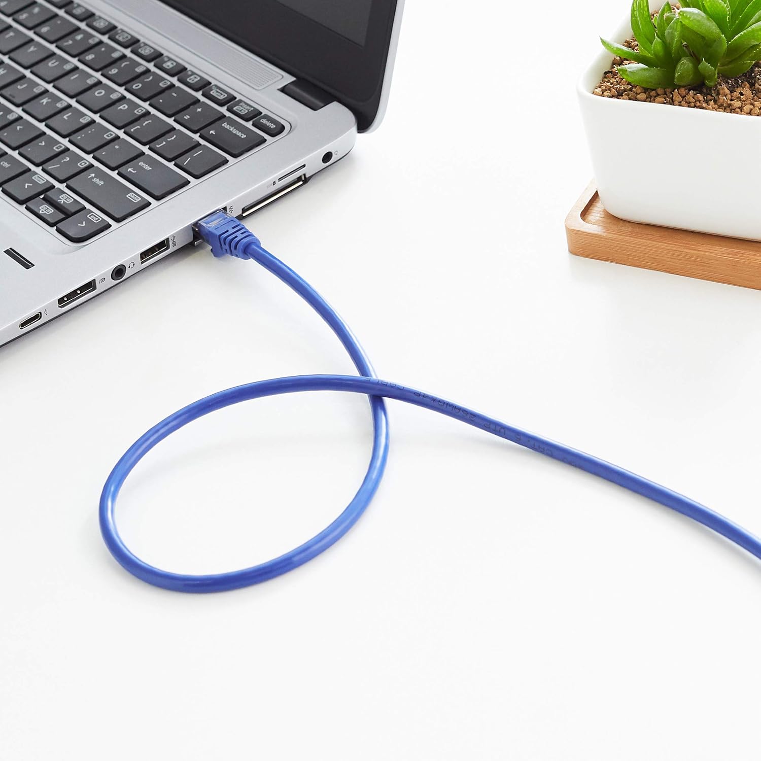  Basics Snagless RJ45 Cat-6 Ethernet Patch Internet Cable - 3-Foot, Blue, 5-Pack : Electronics