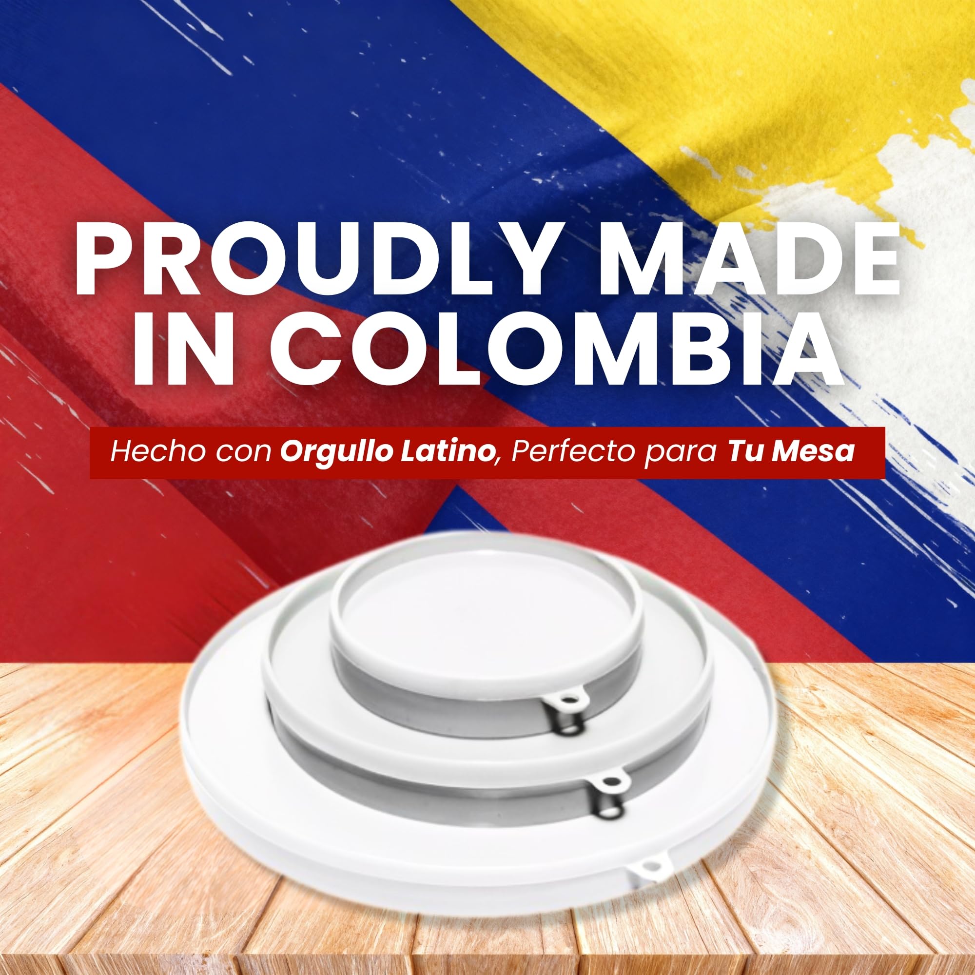 Molde para arepas – 3 tamaños (5.9 pulgadas, 4.3 pulgadas, 3.1 pulgadas) y doble grosor para Arepas colombianas perfectas, gorditas y más – Herramienta de cocina duradera, apta para alimentos, fácil