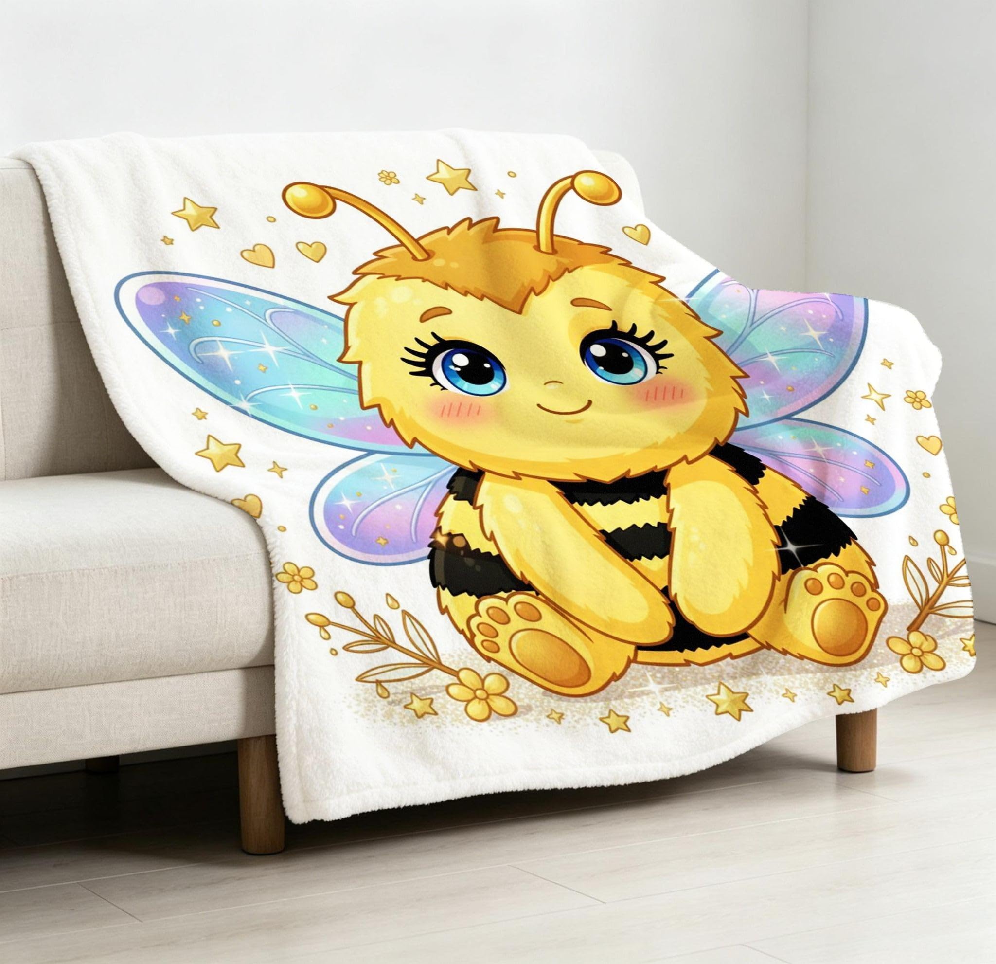 Manta Entretiempo Grande, Abeja Amarilla, 220x240 cm, AQ7691