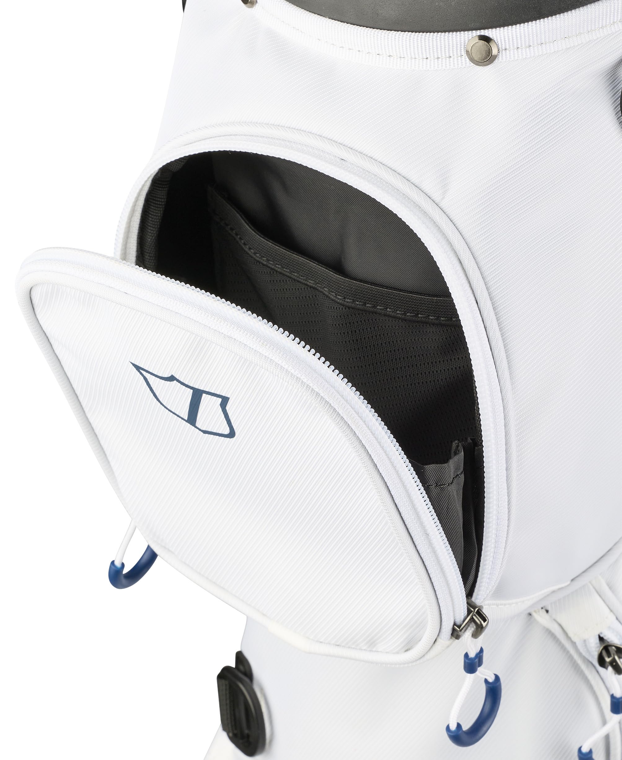 Wilson Bolsa de Golf Talus 5 Stand Hybrid, Unisex, con 9 Bolsillos y Divisor de 5 Vías, Diseño Híbrido y Vérsatil, Cómodo Transporte