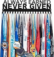 Vista 11 de Soporte para medallas – She Believed She Could She Did – Soporte personalizado para medallas para corredor de carreras deportivas, placa de metal