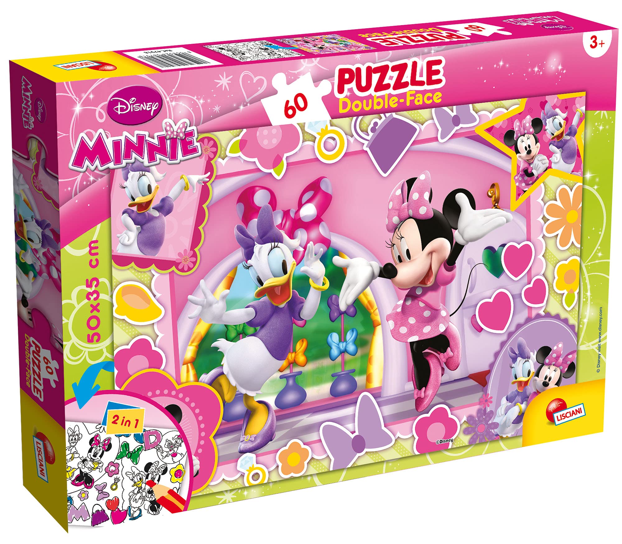 Lisciani 47918 Puzzle, Minnie Mouse, Multicolour, One Size