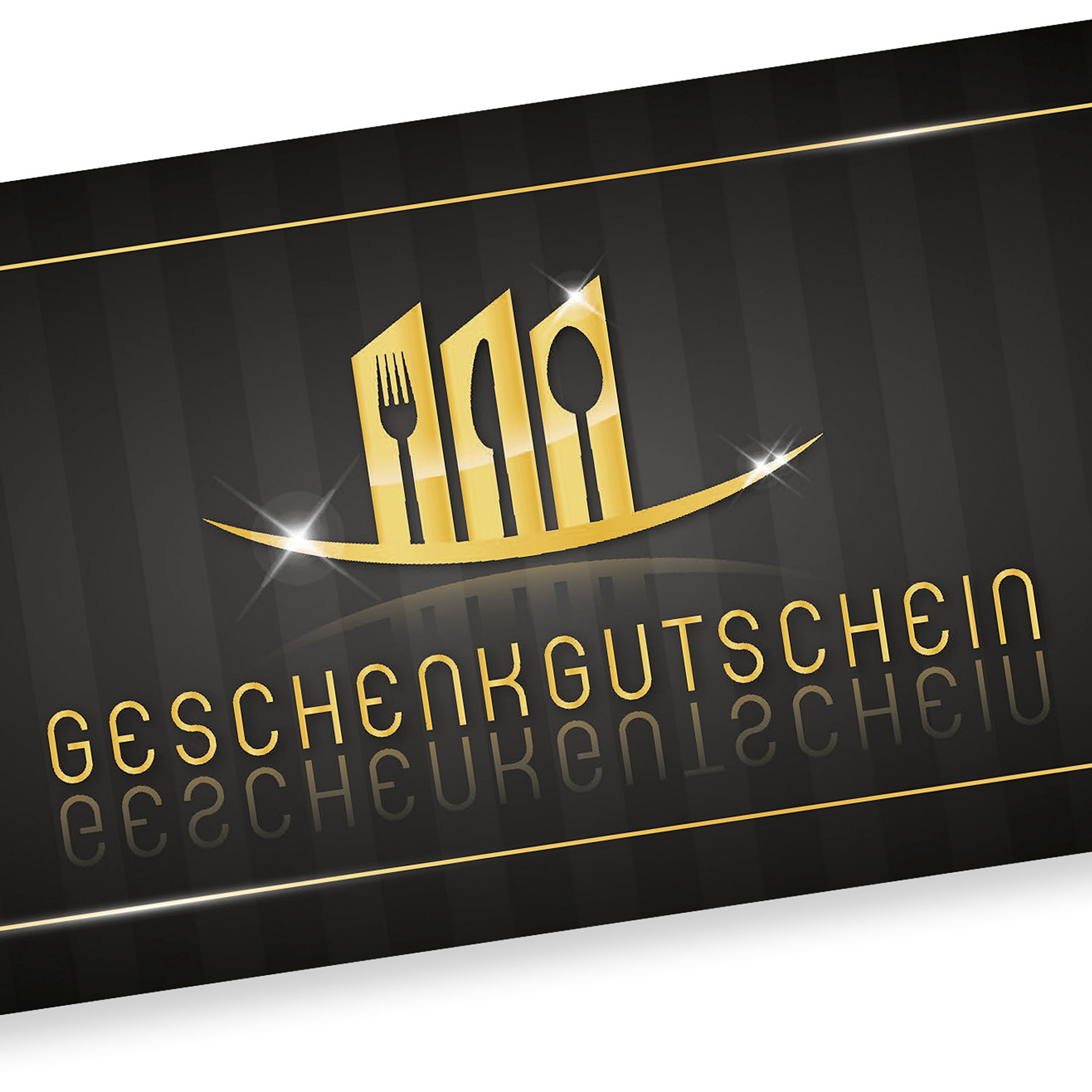 tatmotive Gutscheine Restaurant (100 Stück) einfach Werte eintragen und stempeln, für Gastronomie