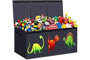 Dinosaur Toy Box Storage for Kids