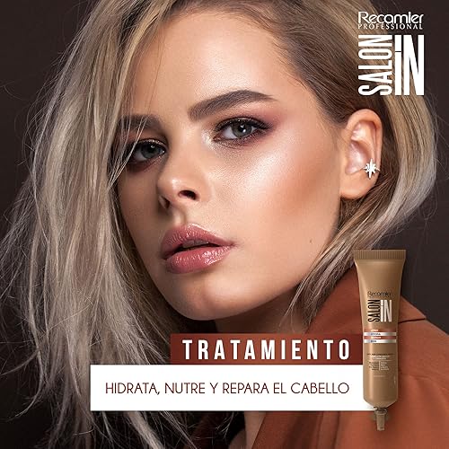 Miniatura 2 de Recamier Salon In Pro Hydra Repair SOS Single Shot  Cabello seco y dañado hidrata nutre y repara instantáneamente 05 onzas líquidas