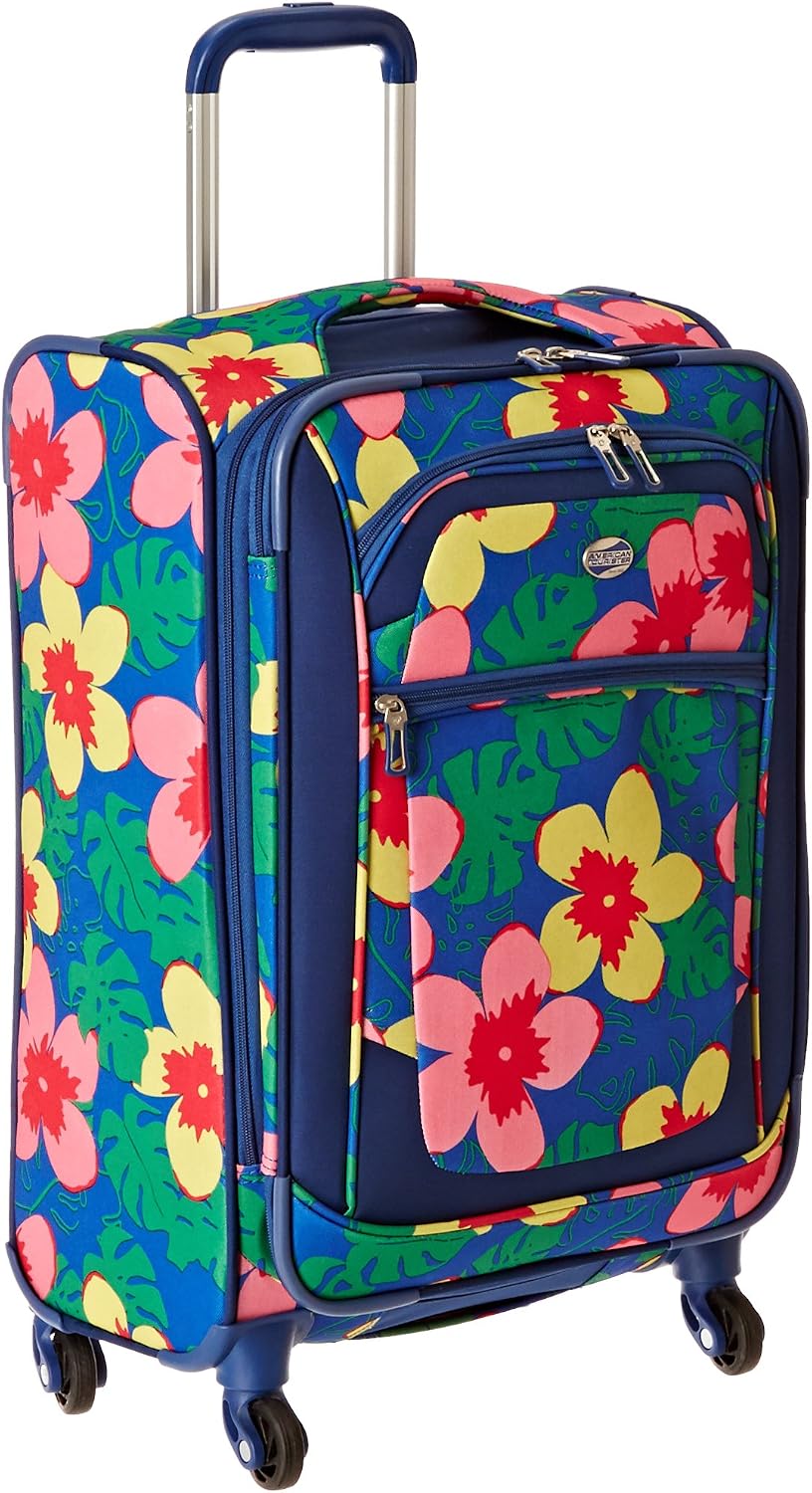 American Tourister Ilite X'treme Spinner 21, Navy Floral, One Size