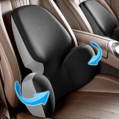 Soporte lumbar para silla de automóvil, camión, oficina, cojín de espalda baja para aliviar el dolor de espalda del conductor, respaldo ergonómico