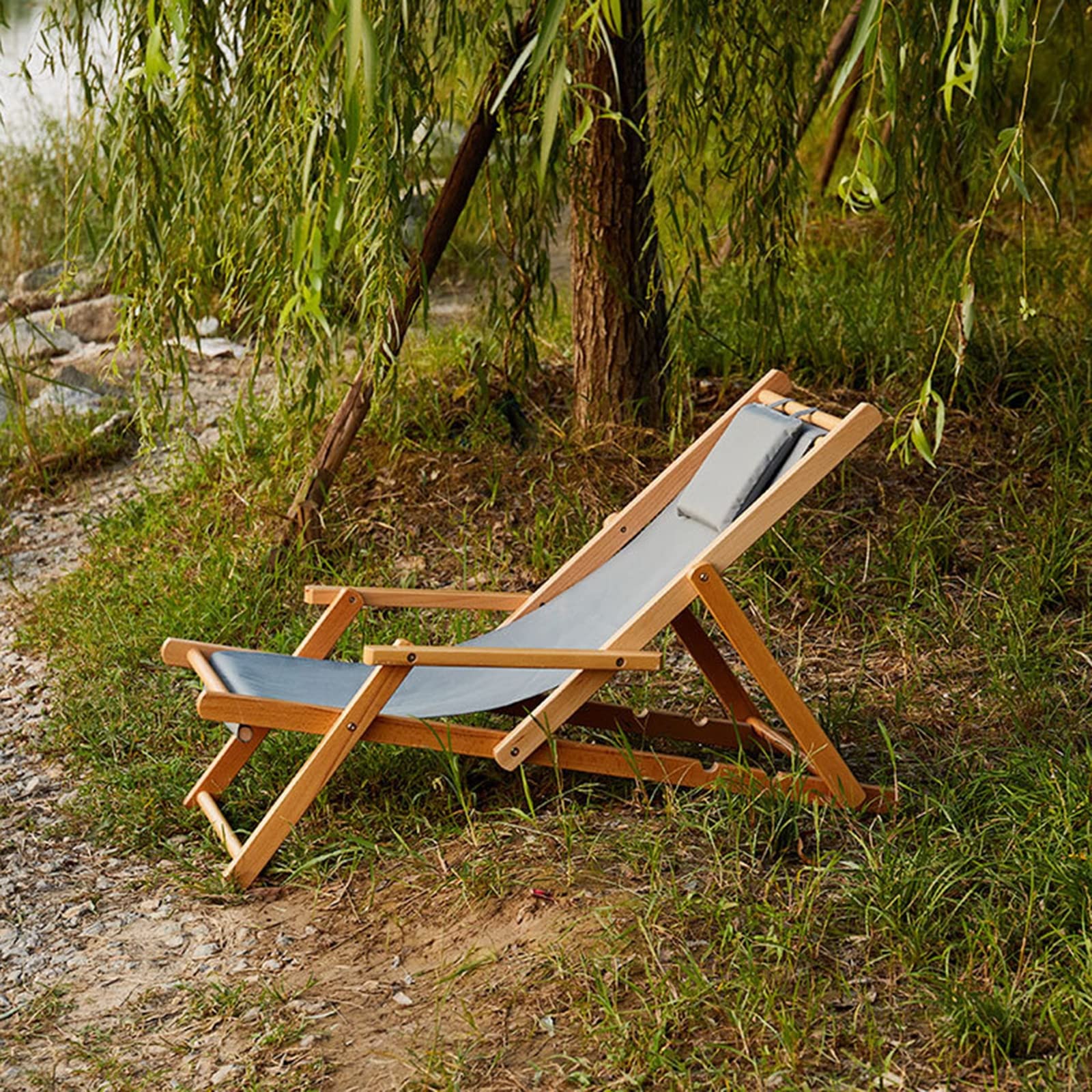 Amazon｜座椅子、屋外折りたたみ椅子 2 セット、ビーチデッキチェア