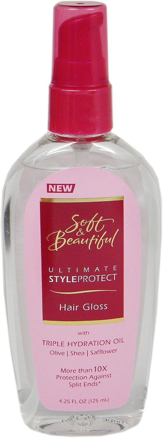 Soft and Beautiful StyleProtect Shield and Shine Hair Gloss -- 4.25 oz.