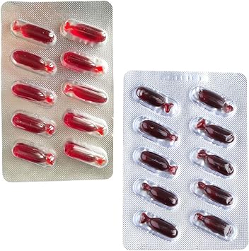 10pcs Halloween Fake Blood Pills for Vampire Horror Funny Joke Prank Tri