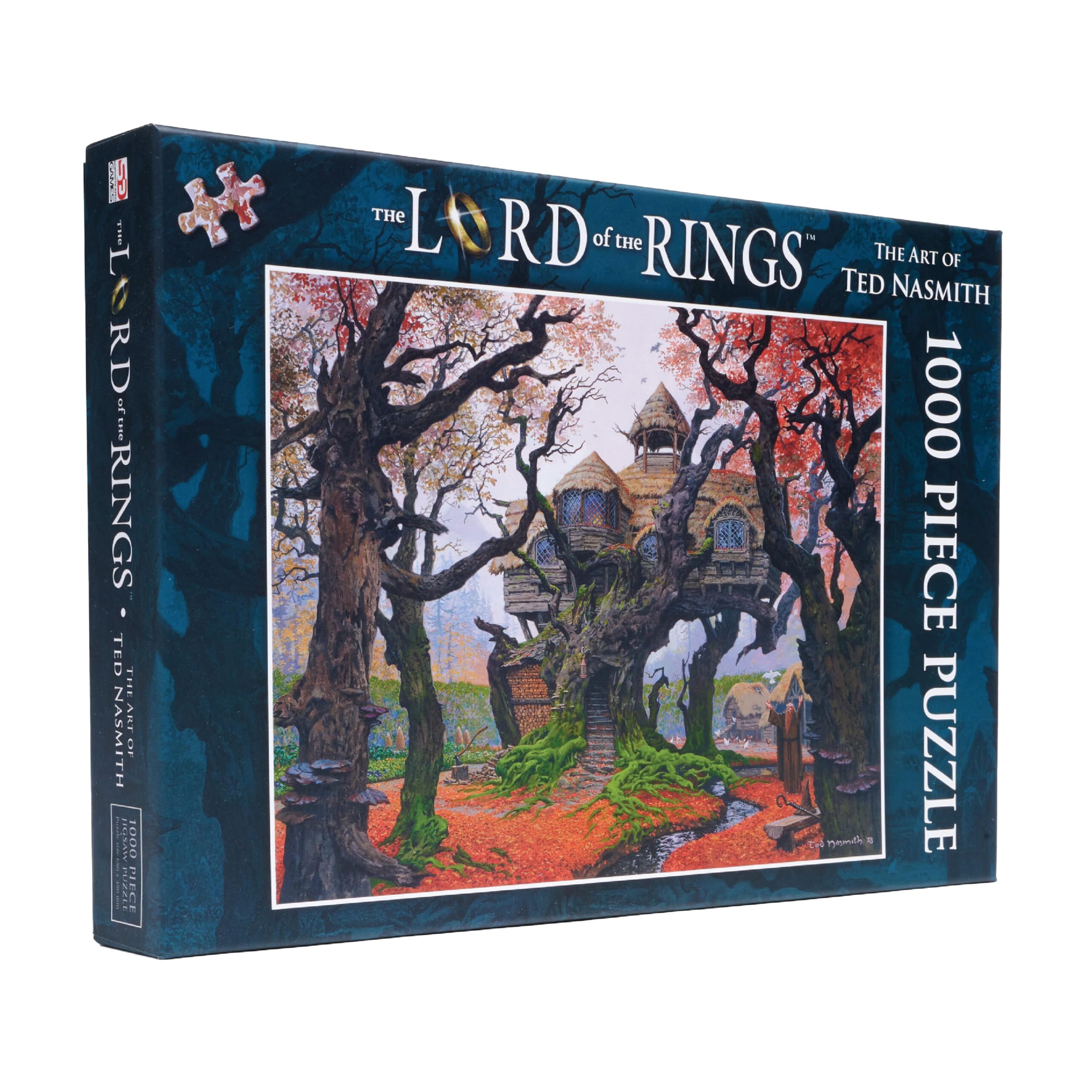 Thames & Kosmos The Lord of the Rings: Rhosgobel Jigsaw Puzzle, 1000 Piece Puzzle for Adults and Kids, Stunning Art and Visuals, Age 7+, Braun