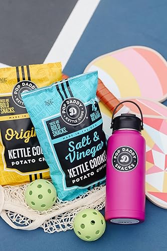 Miniatura 6 de Pop Daddy Kettle - Papas fritas cocidas, Kosher y sin gluten, bolsas individuales de papas fritas de 5 onzas, paquete de 3, hervidor original cocido