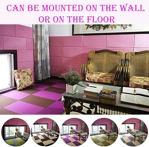 Miniatura 10 de 12 calcomanías de felpa para pared, cabecero tapizado para despegar y pegar, 23.6 x 11.8 pulgadas, acolchado de pared anticolisión, panel de pared