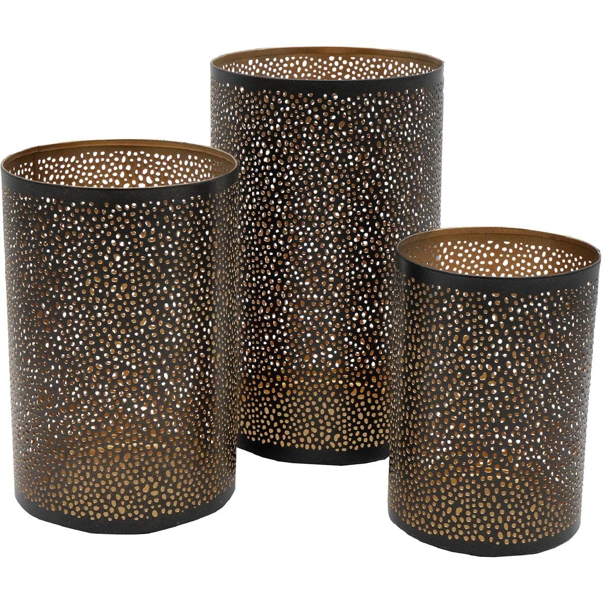 A&B Home Pierce Hurricanes - Set of 3 - Bronze/Gold