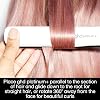 ghd Platinum+ Hair Straightener & Professional Styler - More Strength, Shine & Colour Protection - for All Hair Types - (UK Plug)