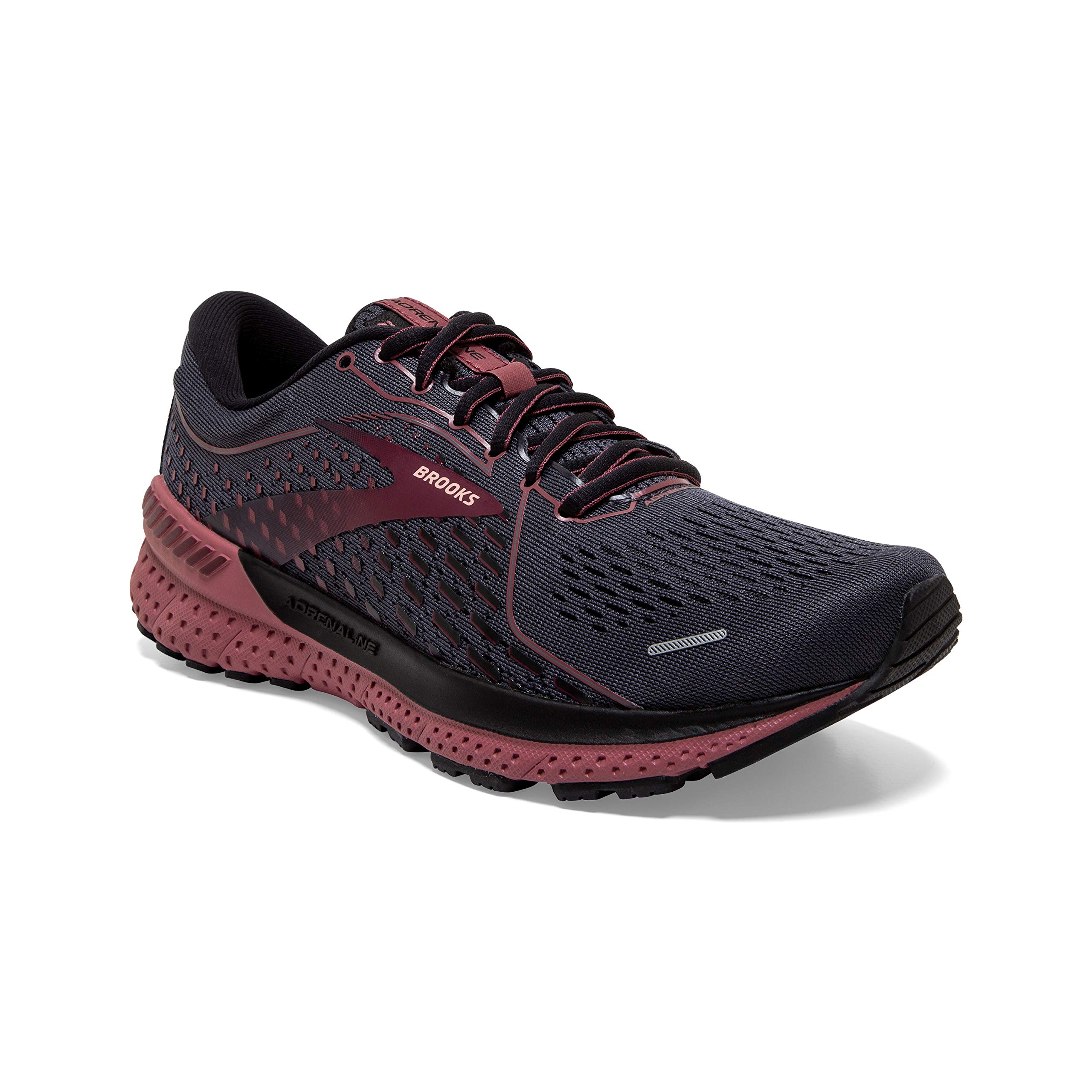 BrooksWomen's Adrenaline GTS 21 Running Shoe - Black/Blackened Pearl/Nocturne - 10