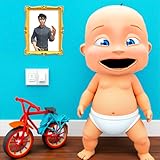 いたずら好きのバーチャルパパが、楽しくてワクワクするかくれんぼアドベンチャーゲームで遊びます！