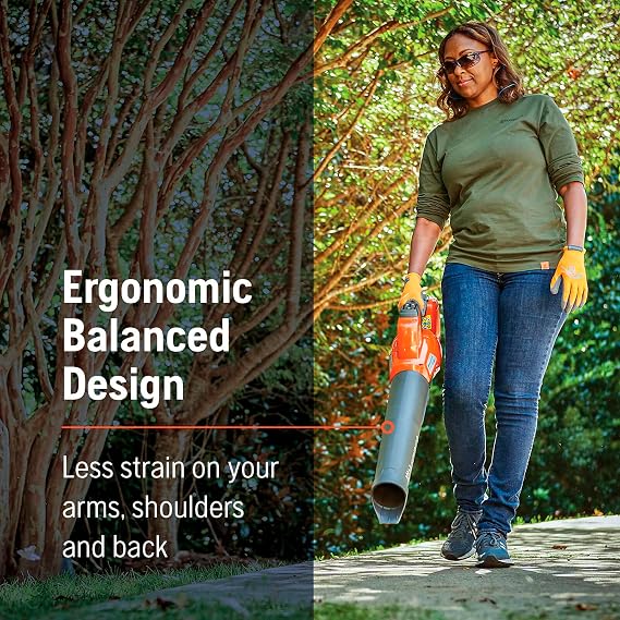 Husqvarna 230iB Battery Powered Cordless Leaf Blower, 136-MPH 650-CFM Electric Leaf Blower with Brushless Motor and Quiet Operation, 40V Lithium-Ion 4 Ah Battery and Charger Included, 970480204