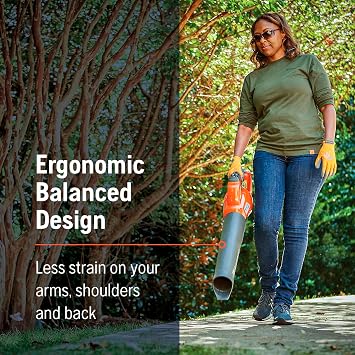Husqvarna 230iB Battery Powered Cordless Leaf Blower, 136-MPH 650-CFM Electric Leaf Blower with Brushless Motor and Quiet Operation, 40V Lithium-Ion 4 Ah Battery and Charger Included, 970480204