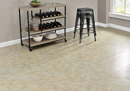Miniatura 9 de Achim Home Furnishings - Losetas de vinilo para piso MJVT180210 Majestic, 18 pulgadas x 18 pulgadas, gris pizarra claro, paquete de 10 unidades