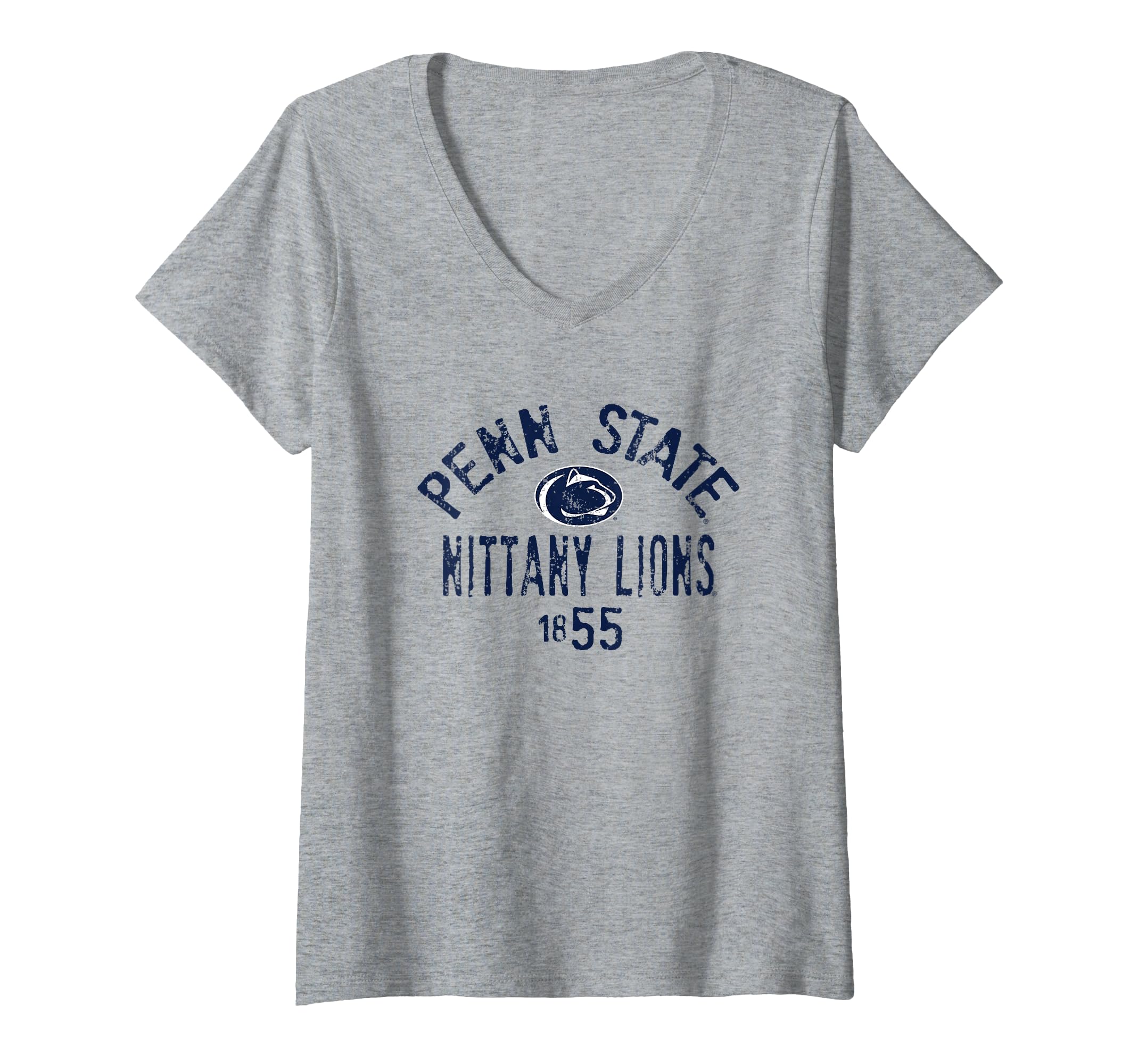 Womens Penn State Nittany Lions Vintage 1855 V-Neck T-Shirt