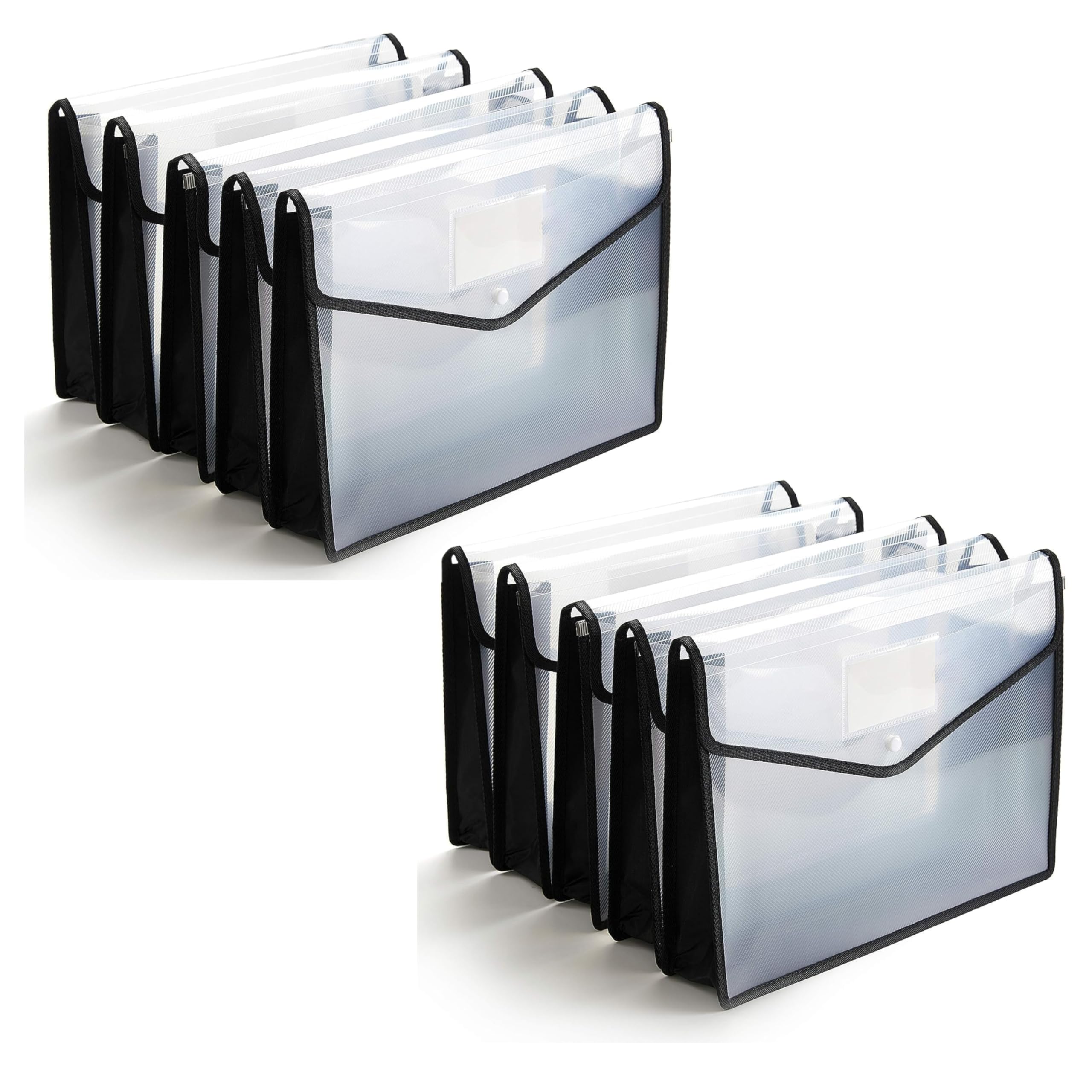 SPS File Folder, Transparent Poly-Plastic A4/Foolscap Documents File Storage Bag with Snap Button, Set of 10 (Black) (B0CW25TFPG) Amazon Price History, Amazon Price Tracker