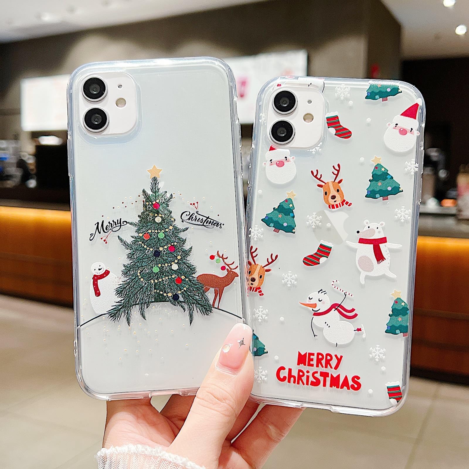 A Forma Di Cuore Cervo Foresta Alce Renna Custodia Per IPhone - Foto 8