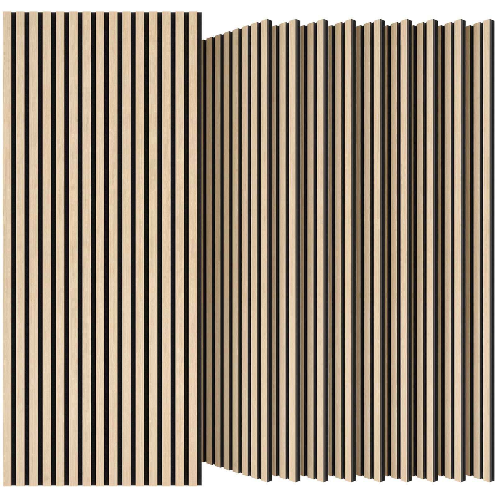 TONOR Panneau Mural Decoratif de Bois,120x60-7.2㎡, 10 Pièces, Chêne