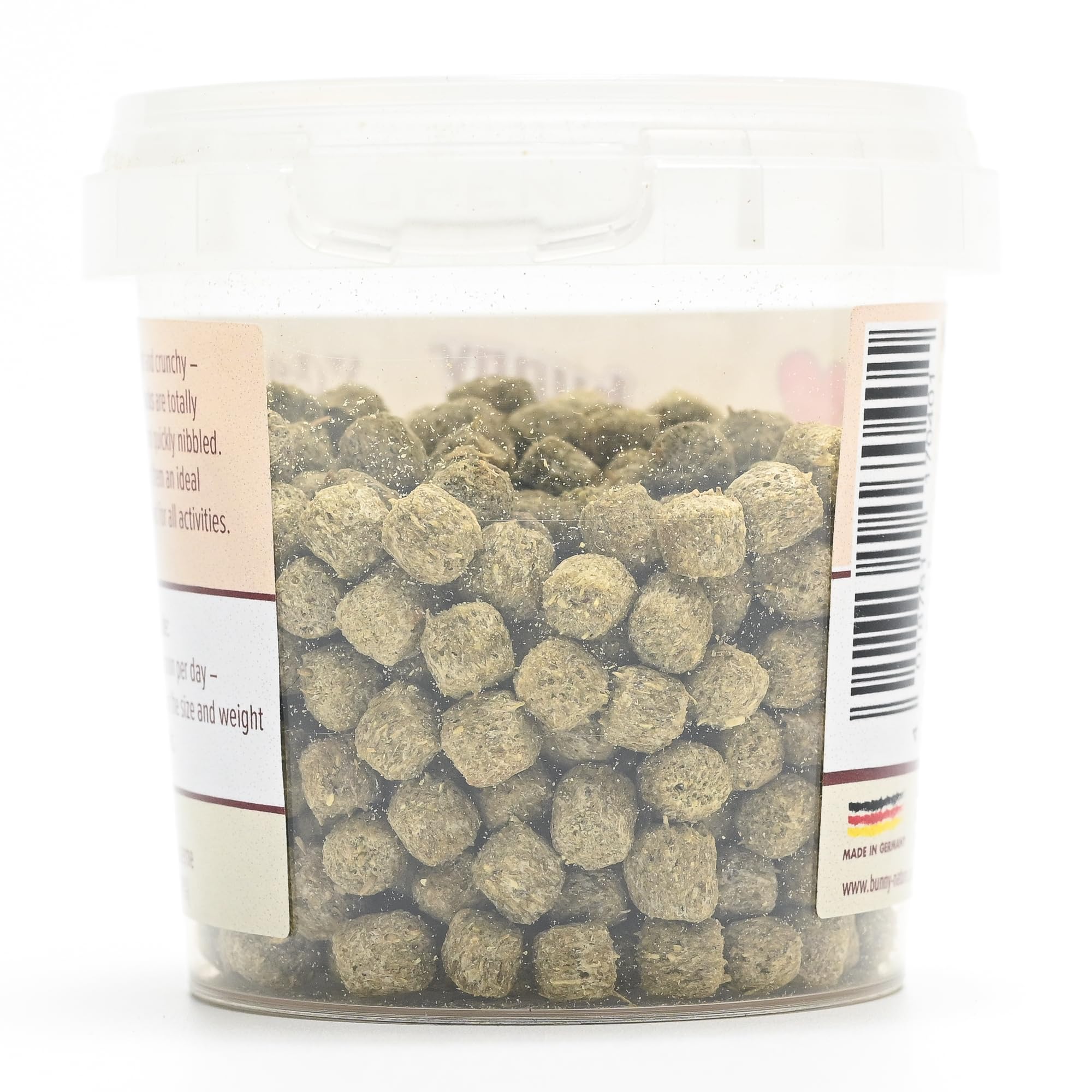 Bunny Click &amp; Snack Training Vegetale Per Conigli - Snack A Forma Di Cuore, 30g, 100% Naturale