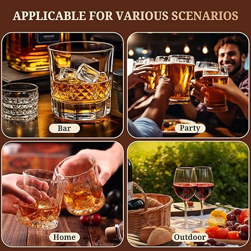 Miniatura 8 de Kit de ahumador de whisky eléctrico, kit de ahumador de bebidas antiguas con chips de madera de 6 sabores, kit de infusor de ahumador de whisky, kit