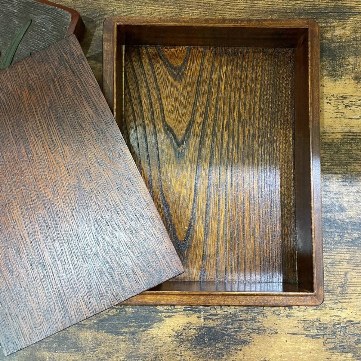 Amazon.co.jp: 神原廣周 香川 漆芸 讃岐彫 水仙 道具入れ 木彫