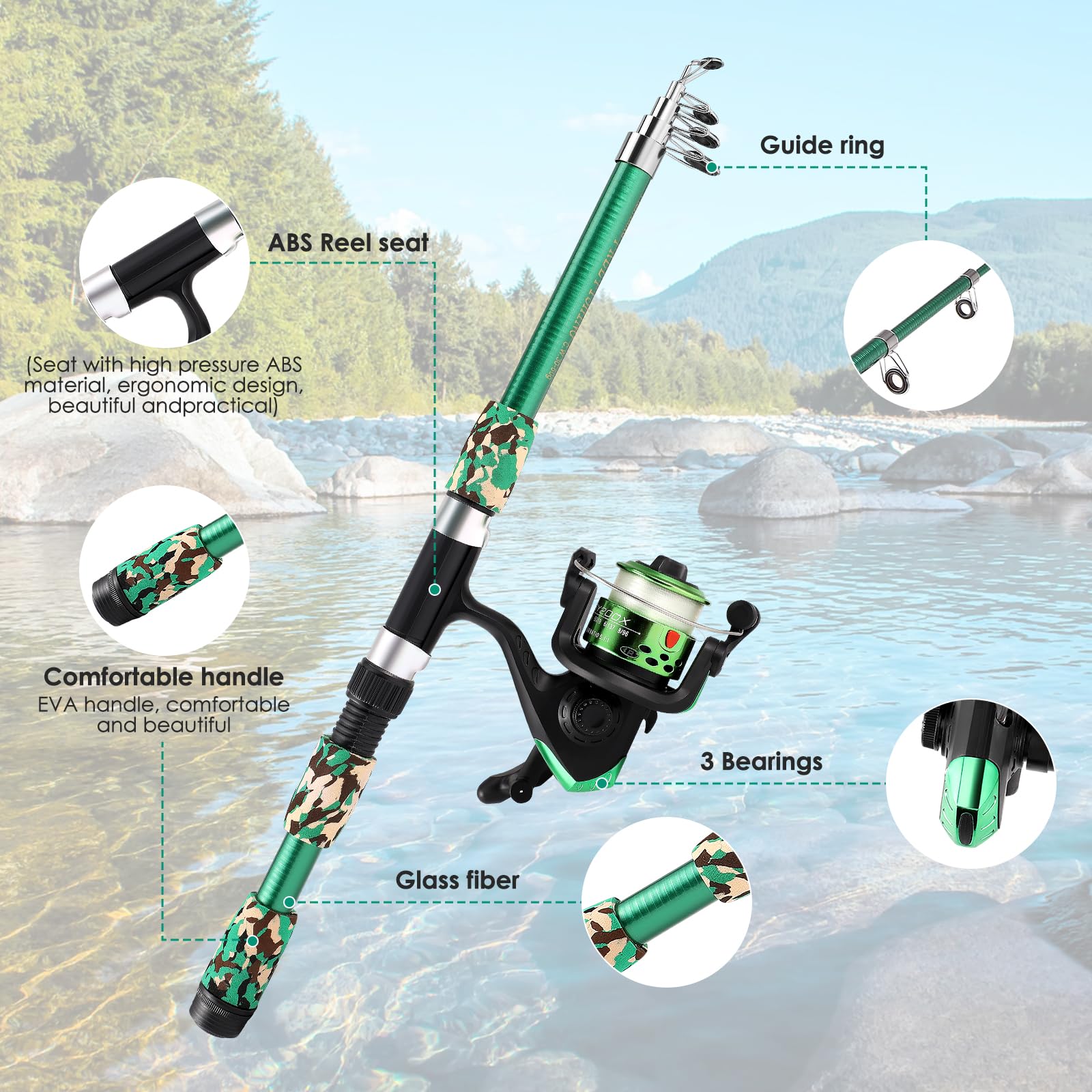 Tubertini Genetic Duo Canna Da Pesca Bolentino Drifting 400gr - Foto 12