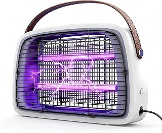LED Bug Zapper, 12 LED Tube Up to 6 Years, Electric Mosquito Zapper, 11V-240V Fly Trap Widely Applicable.