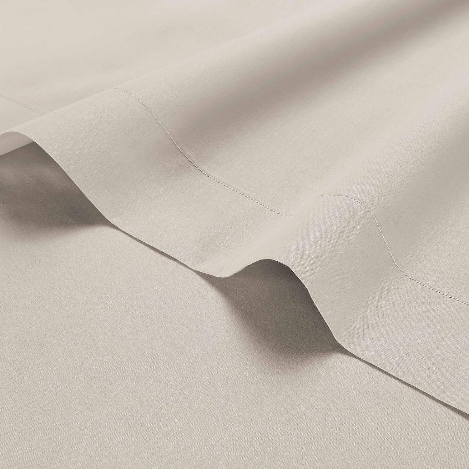 MistyMorning Bettlaken Ägyptische Baumwolle - 200 Fadenzahl Einzelbett