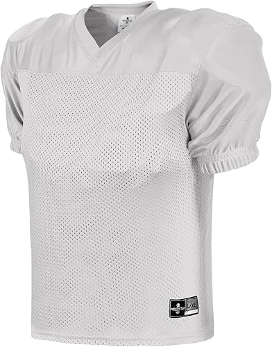 Miniatura 7 de Exxact Sports Camiseta de práctica de fútbol para niños, estilo profesional, ligera y transpirable, de malla, para niños