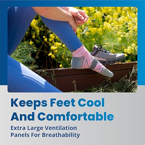 Miniatura 6 de Balega para mujeres - Calcetines deportivos para correr, de rendimiento, invisibles, absorbentes (1 par)